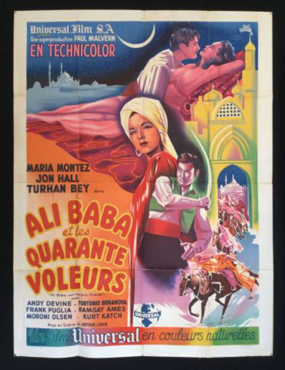 Cinema Ali Baba Et Les Quarantes Voleurs Ali Baba And The Forty Thieves Affiche Lithographiee Auctions Price Archive