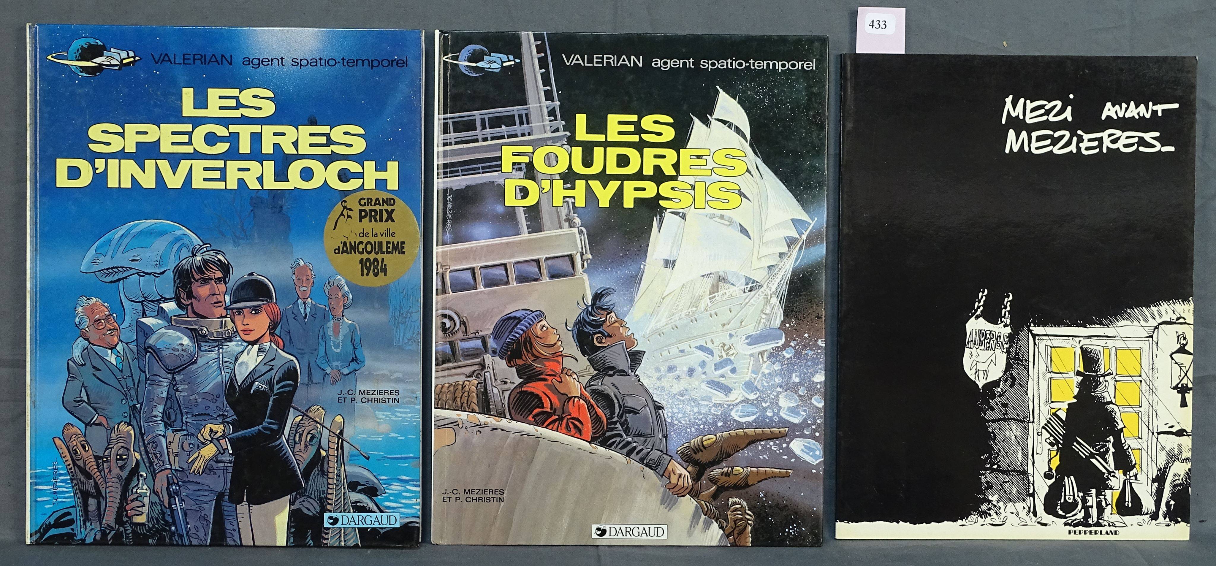 Mezieres Valerian Les Spectres D Inverloch En E O De 1984 Etles Foudres D Hypsis En E O Vente Aux Encheres Livres Manuscrits Autographes Bandes Dessinees