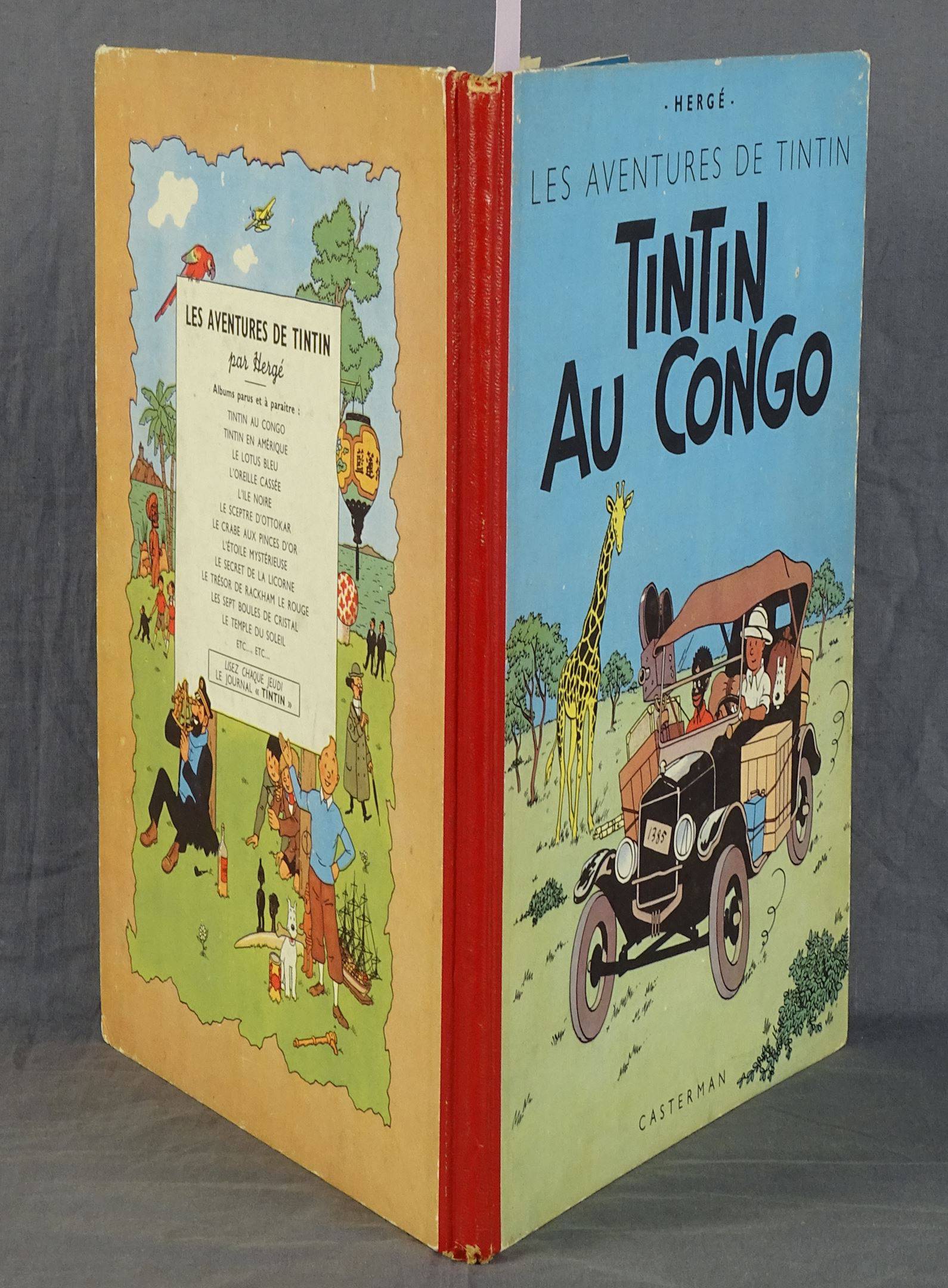 Tintin, Hergé, Tintin au Congo, B3, 1949