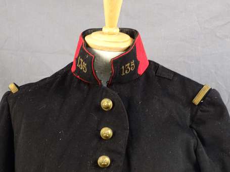 1GM - Veste d'un adjudant du 135 eme (Angers),  