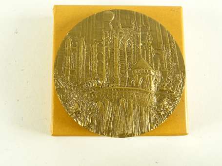 Médaille de table - Ville du Mans - bronze - 7,5 