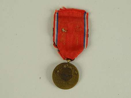 Médaille de Verdun - modèle Prud'homme avec agrafe