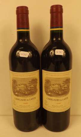 2 Bts Carruades de Lafite Rotschild 1998 Pauillac