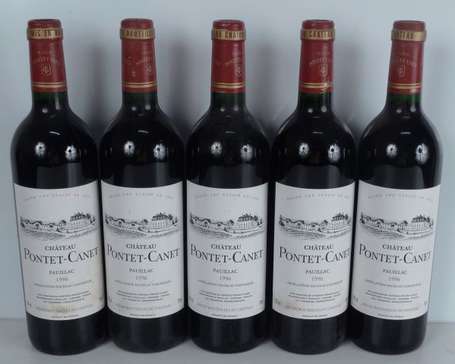 5 Bts Château Pontet Canet 1996 Pauillac