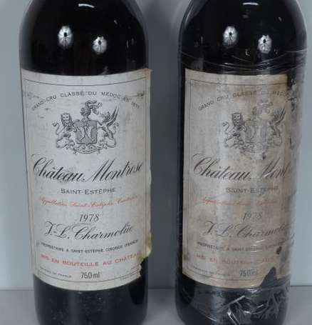 2 Bts Château Montrose 1978 Saint-Estèphe, ETA, 