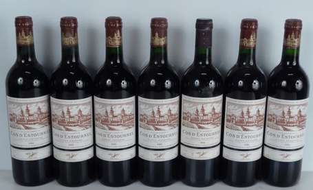 7 Bts Château Cos d'Estournel 1990 Saint Estèphe