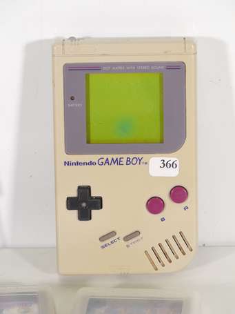 NINTENDO - Game boy DMG-01 année 1989 avec six 