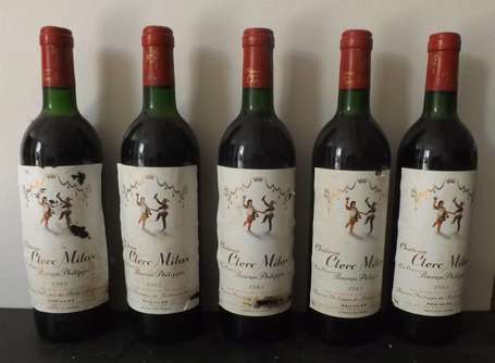 10 Bts Cfhâteau  Clerc Milon 1985 5e GCC Pauillac 