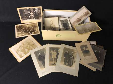 Une boite de photos anciennes , à trier