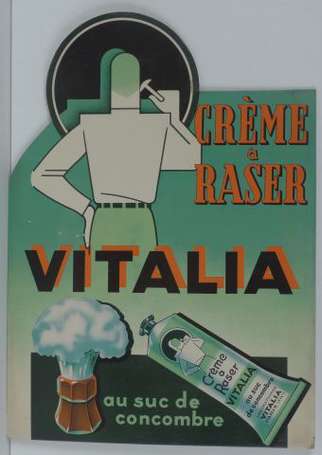 VITALIA Crème à Raser...au Suc de Concombre..! : 