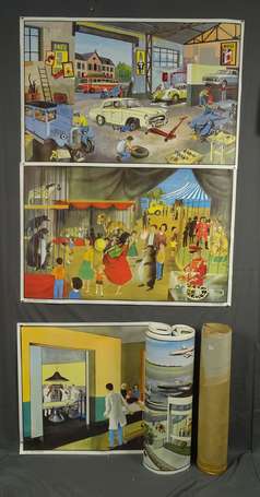 TABLEAUX SCOLAIRES : Coédition Ogé-Hachette, 