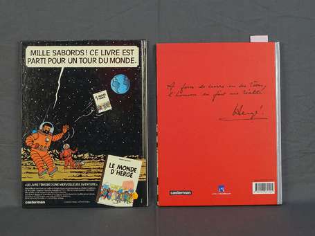 2 albums : Tintin et la Lune en version intégrale 