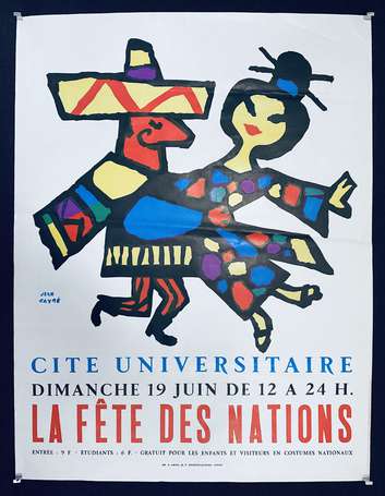 LA FÊTE DES NATIONS Cité Universitaire : Affiche 