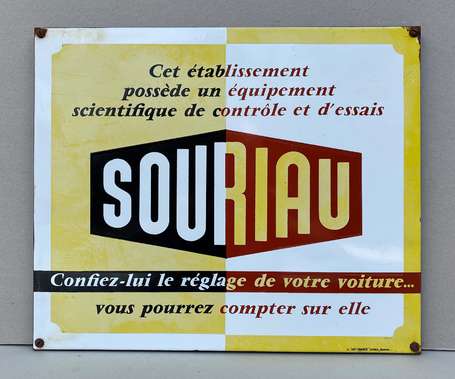 SOURIEAU « Réglage de votre Voiture » : Plaque 