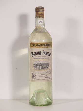 MENTHE-PASTILLE / E.Giffard à Angers : Bouteille 