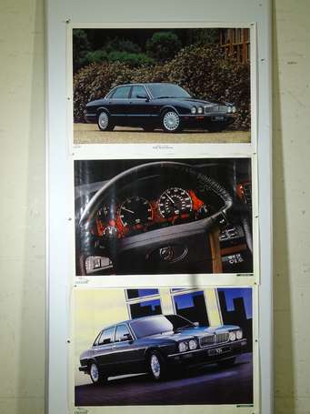 JAGUAR XJ6 : 3 affiches de concession. 99.5 x 70cm