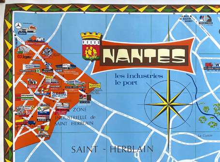 NANTES Les Industries - Le Port - Carte 