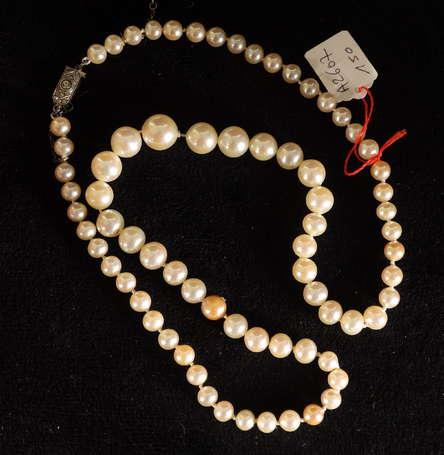 Collier de perles fantaisies montées en chute