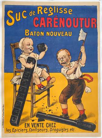 CARÉNOUTUR « Suc de Réglisse » : Affiche 