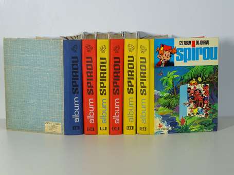 Spirou : 6 reliures du journal : 119, 120, 121, 