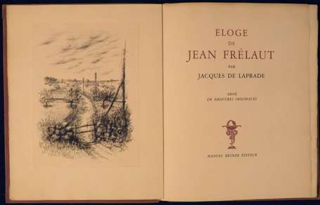 FRÉLAUT[] - LAPRADE (Jacques de) Éloge de Jean 