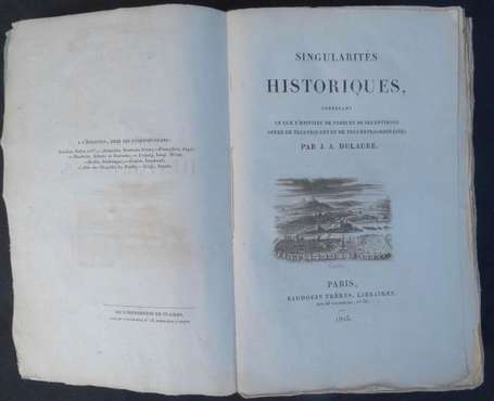 ‎DULAURE Jacques-Antoine ‎Singularités 