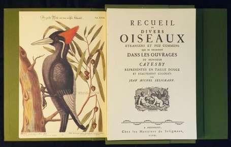 CATESBY & SELIGMAN Recueil de divers Oiseaux 