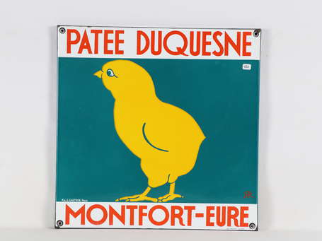 PÂTÉE DUQUESNE / à Montfort - Eure : Plaque 