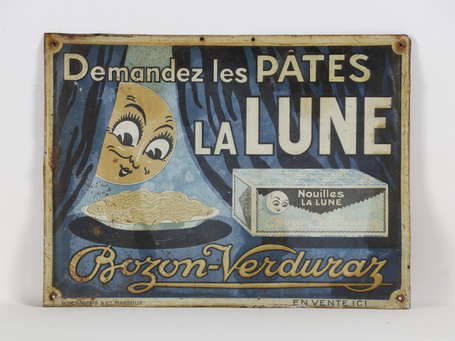 PÂTES LA LUNE /Bozon-Verduraz : Tôle lithographiée