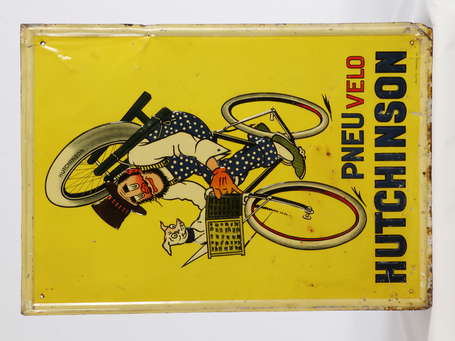 HUTCHINSON Pneu Vélo : Tôle lithographiée embossée