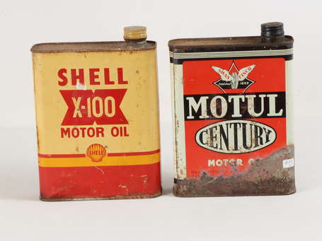 SHELL X-100 Motor Oil : Bidon de 2L. On y joint un