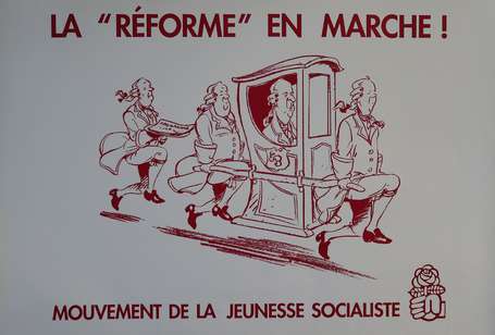 PS - Mouvement des Jeunes Socialistes - 8 affiches