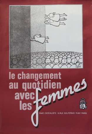 PS - Parti Socialiste - 5 affiches - Le changement