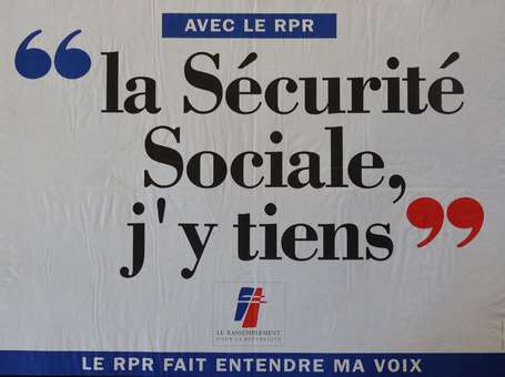 RPR - Valérie Giscard D'Estaing -7 Affiches de 