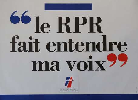 RPR - Valérie Giscard D'Estaing -7 Affiches de 