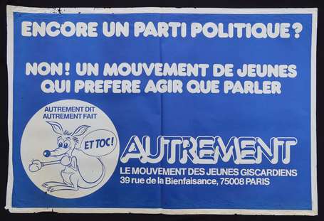 UDF - Raymond Barre - 10 affiches de campagnes 