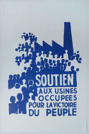 MAI 68 : Lot de 4 affiches (32x48 cm) : IFOP 