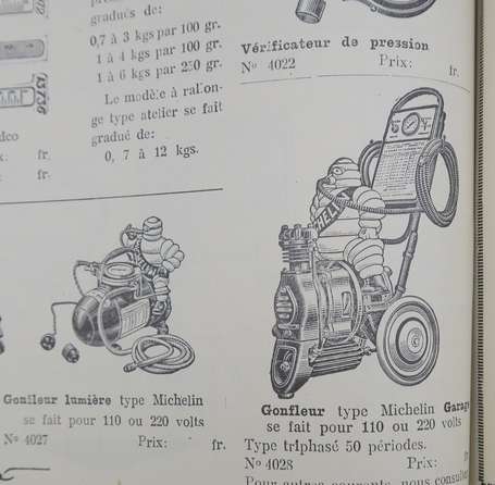 MICHELIN - Catalogue du Comptoir Cycliste 