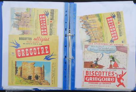 Collection de 300 buvards publicitaires dans trois