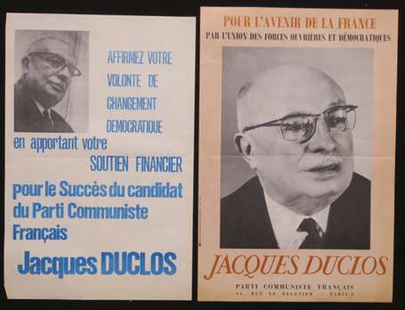 PARTI COMMUNISTE PCF - Jacques Duclos - Lot de 6 