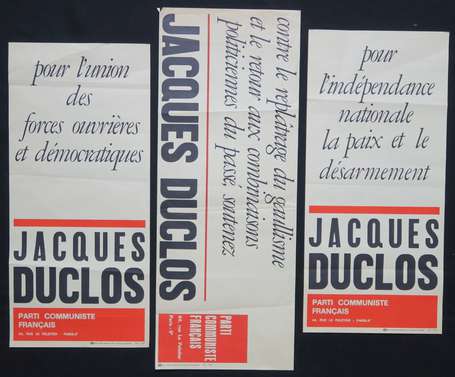 PARTI COMMUNISTE PCF - Jacques Duclos - Lot de 6 