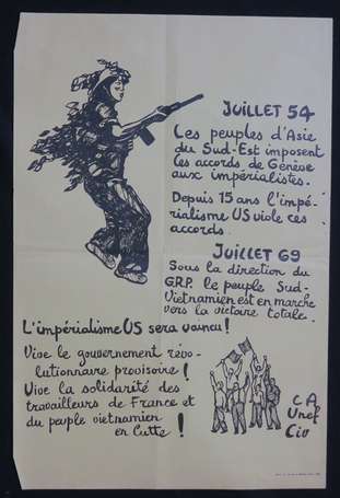 VIETNAM - UNEF - 1969 - Vive le gouvernement 