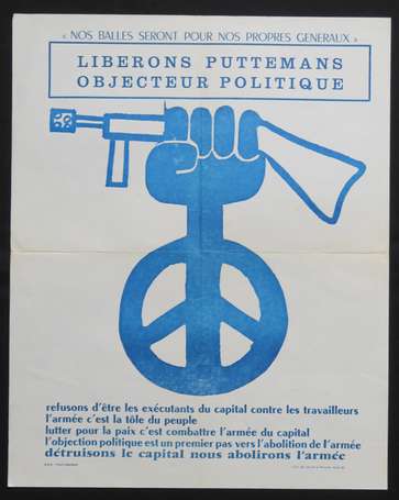 FRONT LIBERTAIRE - Liberons Puttemans objecteur 