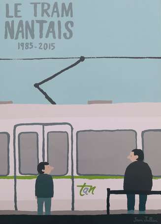 NANTES - Affiche éditée pour les 30 ans du TRAM 