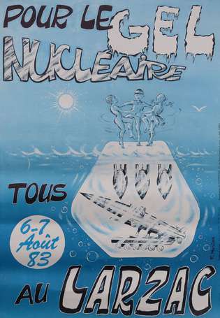 ANTI-NUCLEAIRE - Tous au Larzac le 6 août 1983 - 