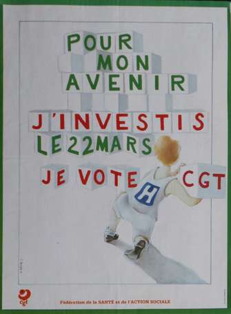 CGT - 5 affiches - Gagner plus pour travailler 