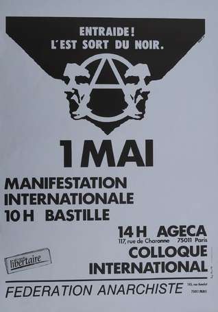 Fédération Anarchiste - 5 affiches - Bavures, 