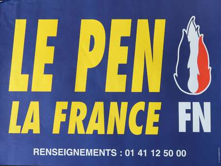 FN - Front National - 17 affiches de campagne 