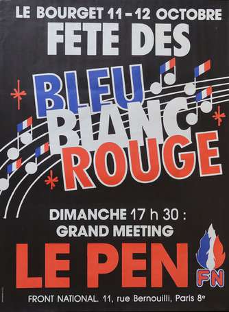 FN - Front National - 17 affiches de campagne 