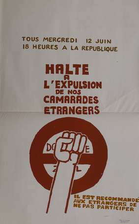 MAI 68 - Halte à l'expulsion de nos camarades 